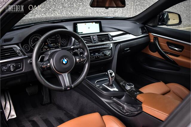 BMW 4-SERIE Cabrio 430i Aut. | M-Sport | NaviProf | Leder | H&K | Memory | 19"LM | NL Auto | Saphire Zwart