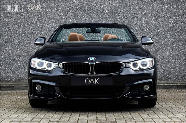 BMW 4-SERIE Cabrio 430i Aut. | M-Sport | NaviProf | Leder | H&K | Memory | 19"LM | NL Auto | Saphire Zwart