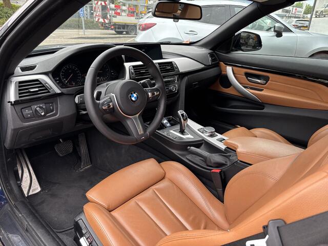 BMW 4-SERIE Cabrio 420i High Executive Edition , NL Auto, Automaat, Bruin Leder, Alarm, Navi, Clima, Cruise, PDC, LMV 18 Inch, Stoelverwarming