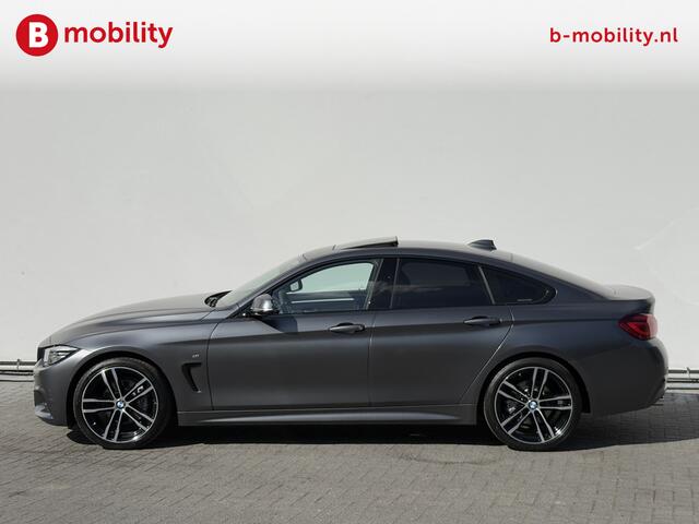 BMW 4-SERIE Gran Coupé 420i High Executive M-Sport INDIVIDUAL FROZEN DARK GREY | Head-up Display | Schuif/Kanteldak | Harman-Kardon | Achteruitrijcamera