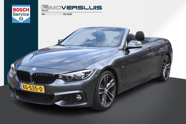 BMW 4-SERIE Cabrio 420i High Executive M-Sport NL-AUTO | H&K | Memory Stoelen | Leder | Trekhaak | Whatsapp 06-53188999