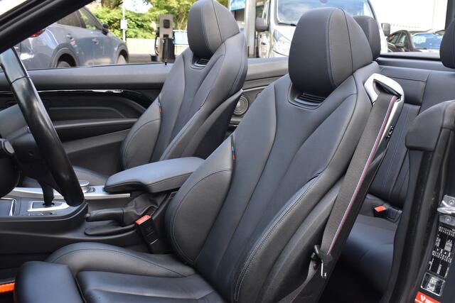 BMW 4-SERIE Cabrio 420i High Executive M-Sport NL-AUTO | H&K | Memory Stoelen | Leder | Trekhaak | Whatsapp 06-53188999