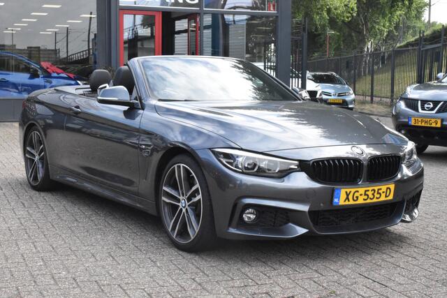 BMW 4-SERIE Cabrio 420i High Executive M-Sport NL-AUTO | H&K | Memory Stoelen | Leder | Trekhaak | Whatsapp 06-53188999