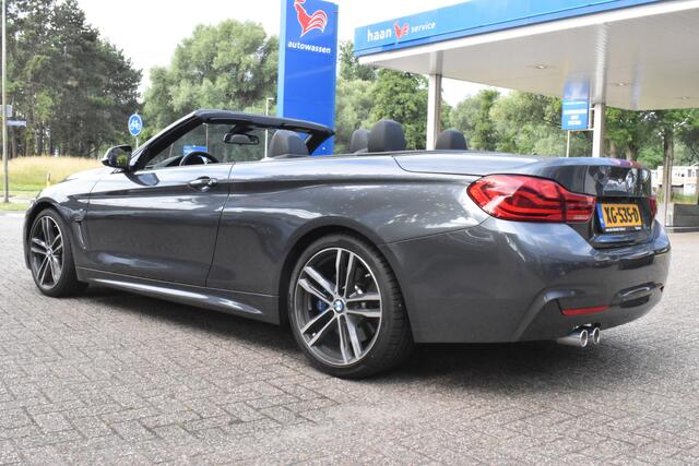 BMW 4-SERIE Cabrio 420i High Executive M-Sport NL-AUTO | H&K | Memory Stoelen | Leder | Trekhaak | Whatsapp 06-53188999