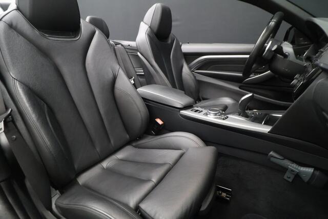 BMW 4-SERIE Cabrio 420i High Executive M-Sport Cabrio [HARMAN/KARDON, MEMORY SEATS, STOELVERWARMING, HEAD-UP, LEDEREN STOELEN, PDC V+A, BLUETOOTH, CRUISECONTROL, NIEUWSTAAT]