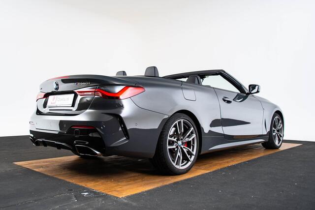 BMW 4-SERIE Cabrio M440i xDrive High Executive M Carbon Exterieur pakket - Elektrische verwarmde voorstoelen - Windscherm - Air collar - Parking/Driving Assistant - Active Guard Plus - Head up - Harman Kardon -