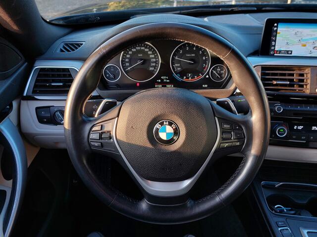 BMW 4-SERIE Gran Coupé 420i 184pk Automaat High Executive Luxury | Origineel NL | Navi | Clima | Cruise | Led Koplampen | Leder+Verwarmd | Licht+Regensensor | Mistlampen | Privacy Glass | 18''lm | Trekhaak