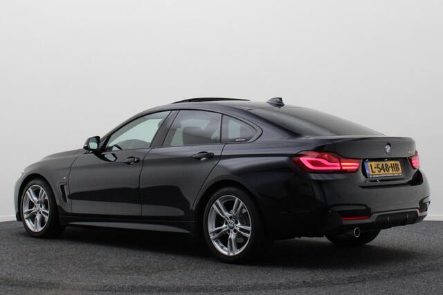 BMW 4-SERIE Gran Coupé 418i Executive Edition M Sport Leer, Schuif-/Kanteldak, Head-Up, Camera, Navigatie, PDC