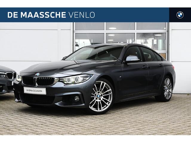 BMW 4-SERIE Gran Coupé 418i High Executive M Sport Automaat / Sportstoelen / Achteruitrijcamera / Adaptief M onderstel / LED / Stoelverwarming / Navigatiesysteem Professional