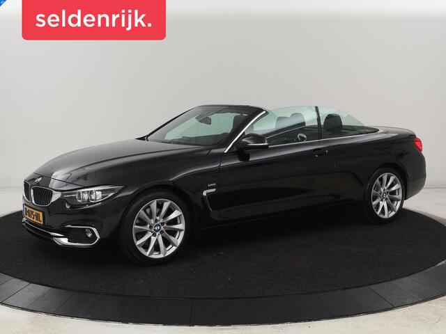 BMW 4-SERIE Cabrio 430i Luxury Line | Leder | Stoelverwarming | Nekverwarming | Harman/Kardon | DAB | Stuurverwarming | Full LED | Navigatie | Climate control | Bluetooth | Cruise control