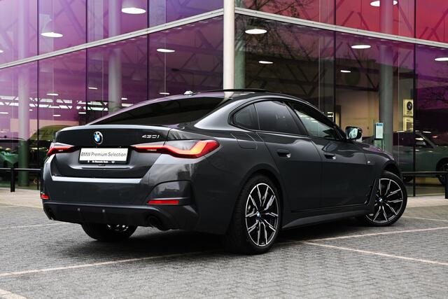 BMW 4-SERIE Gran Coupé 430i High Executive M Sport Automaat / Schuif-kanteldak / Achteruitrijcamera / Comfort Access / M Sportonderstel / Stoelverwarming / Live Cockpit Professional