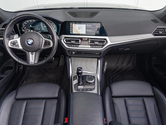 BMW 4-SERIE Cabrio 430i | High Executive | M Sport | Harman Kardon | Stuurwielrand verwarmd | Achteruitrijcamera | Stoelverwarming