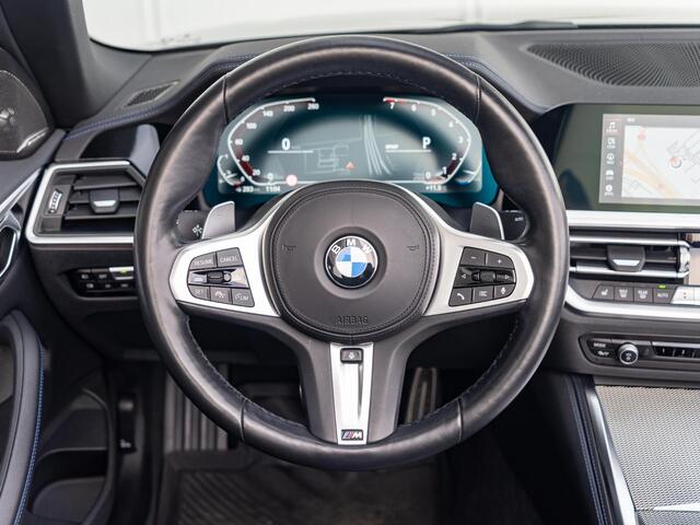 BMW 4-SERIE Cabrio 430i | High Executive | M Sport | Harman Kardon | Stuurwielrand verwarmd | Achteruitrijcamera | Stoelverwarming