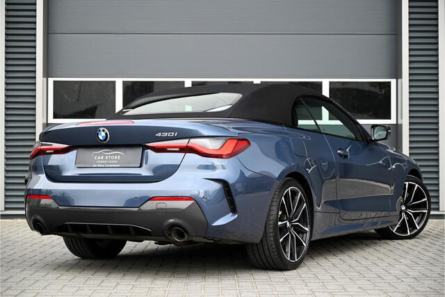 BMW 4-SERIE Cabrio 430i M-SPORT / LEDER / MEMORY / NEKVERWARMING / CAMERA / LED / SFEERVERLICHTING / NL AUTO