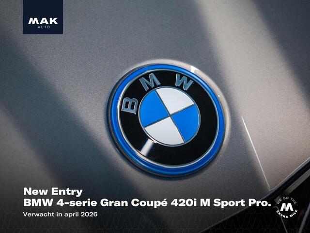 BMW 4-SERIE Gran Coupé 420i M Sport Pro, NL-auto, 1e eig., H/K, HUD, camera, LED-kopl., 19'', NP75k