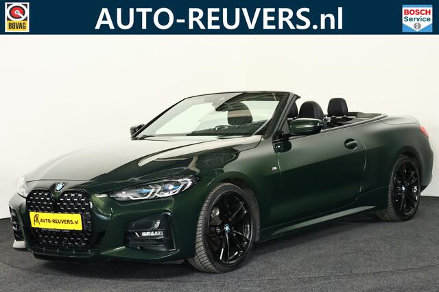 BMW 4-SERIE Cabrio 420i M-Sport (Sanremo Groen) / Leder / Laser-LED / Cam / CarPlay