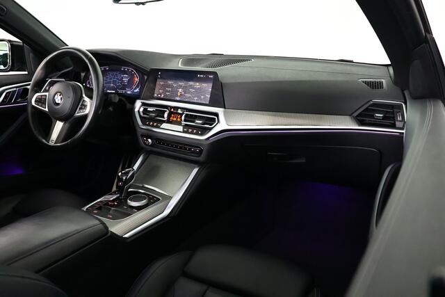 BMW 4-SERIE Cabrio 420i M-Sport (Sanremo Groen) / Leder / Laser-LED / Cam / CarPlay