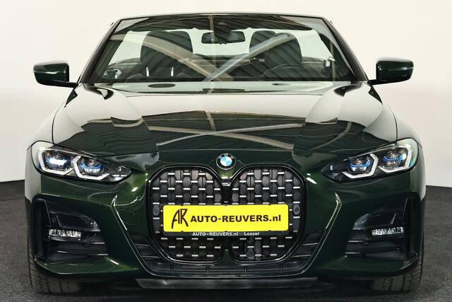 BMW 4-SERIE Cabrio 420i M-Sport (Sanremo Groen) / Leder / Laser-LED / Cam / CarPlay