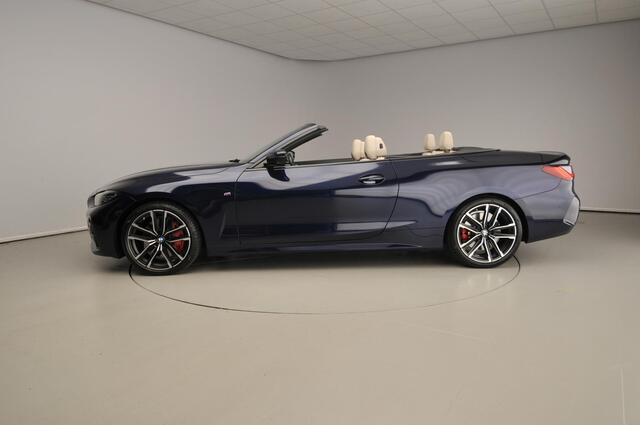 BMW 4-SERIE Cabrio 420i | M-Sportpakket | LED | Leder | HUD | Sportstoelen | Active cruise | Trekhaak | Windscherm | DAB | Harman-kardon sound | Alu 19 inch