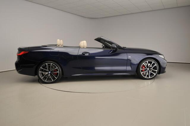 BMW 4-SERIE Cabrio 420i | M-Sportpakket | LED | Leder | HUD | Sportstoelen | Active cruise | Trekhaak | Windscherm | DAB | Harman-kardon sound | Alu 19 inch