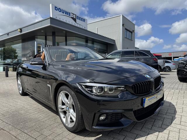 BMW 4-SERIE Cabrio 420i M-sport Trekhaak | Leer | Memory | Windscherm | Spiegel pakket