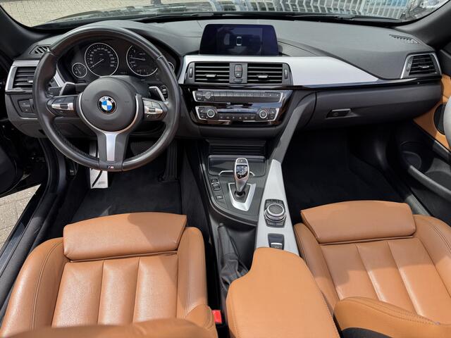 BMW 4-SERIE Cabrio 420i M-sport Trekhaak | Leer | Memory | Windscherm | Spiegel pakket