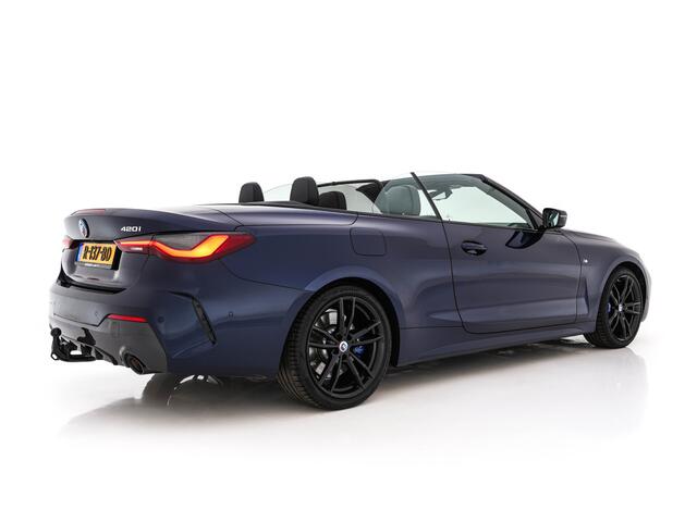 BMW 4-SERIE Cabrio 420i High Executive M-Sportpack (INCL.BTW) *LEATHER | FULL-LED | MEMORY-PACK | BLIND-SPOT | DIGI-COCKPIT | HIFI-SOUND | SHIFT-PADDLES | CAMERA | DAB | NAVI-FULLMAP | TOWBAR | 19''ALU*