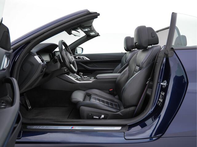 BMW 4-SERIE Cabrio 420i High Executive M-Sportpack (INCL.BTW) *LEATHER | FULL-LED | MEMORY-PACK | BLIND-SPOT | DIGI-COCKPIT | HIFI-SOUND | SHIFT-PADDLES | CAMERA | DAB | NAVI-FULLMAP | TOWBAR | 19''ALU*