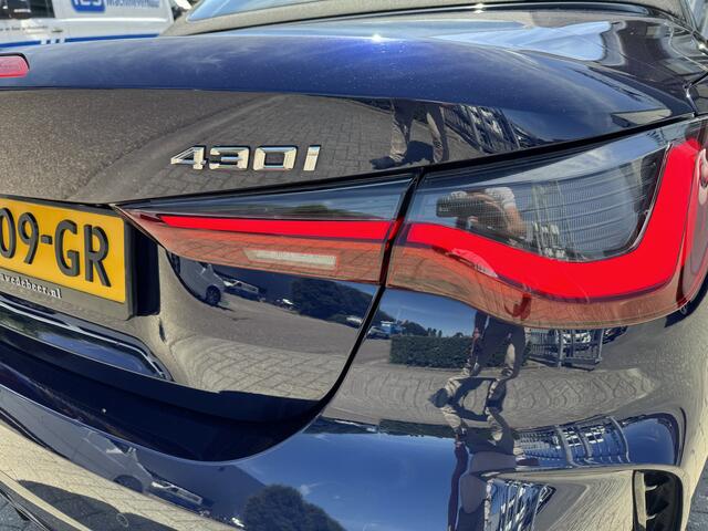 BMW 4-SERIE Cabrio 430i High Executive M sport air scarfe, HiFi systeem, stuur verwarmd, windscherm,