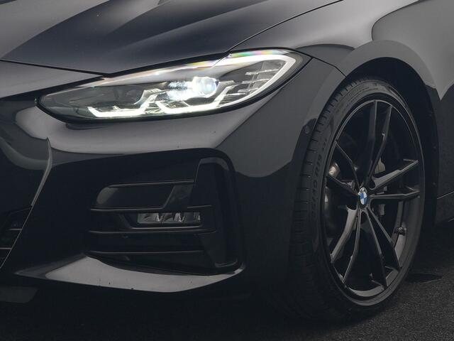 BMW 4-SERIE Cabrio 430i M Sport 245pk Dealer O.H. | Adaptief Onderstel | Nekverwarming | Camera | Lederen Sportstoelen Memory & Verwarmd | Hifi Audio | Sfeerverlichting | Stuur Verwarmd | 19"L.M | Blis | Apple Carplay | Navigatie | DAB |