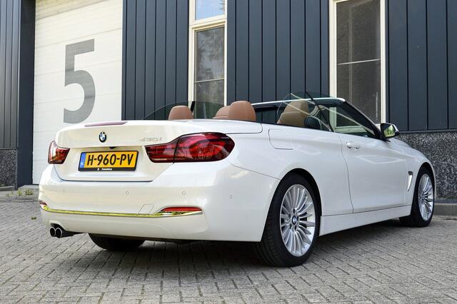 BMW 4-SERIE Cabrio 430i High Executive Edition Rijklaarprijs-Garantie Leder Sport interieur Led Camera Airco Navigatie