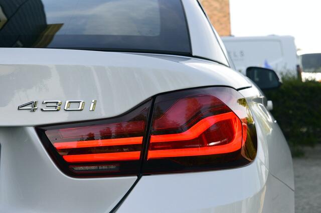 BMW 4-SERIE Cabrio 430i High Executive Edition Rijklaarprijs-Garantie Leder Sport interieur Led Camera Airco Navigatie