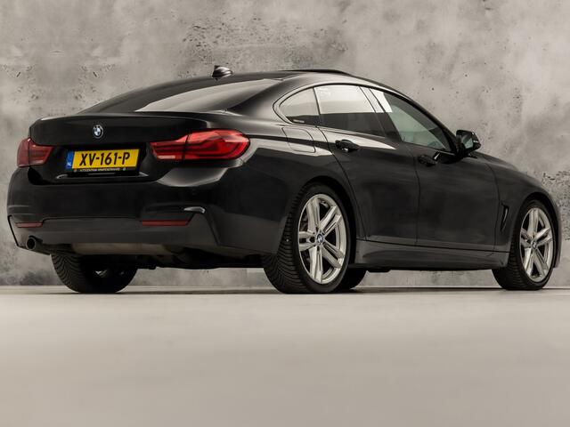 BMW 4-SERIE Gran Coupé 418 M Sport Automaat (SCHUIFDAK, M PAKKET, GROOT NAVI, HARMAN/KARDON, STOELVERWARMING, GETINT GLAS, SPORTSTOELEN, PARKEERSENSOREN, NIEUWE APK, NIEUWSTAAT)