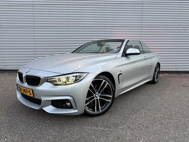 BMW 4-SERIE Cabrio 420i High Exec. M-sport Facelift NAP Dealer OH H&K HUD Leer 19"