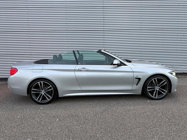 BMW 4-SERIE Cabrio 420i High Exec. M-sport Facelift NAP Dealer OH H&K HUD Leer 19"