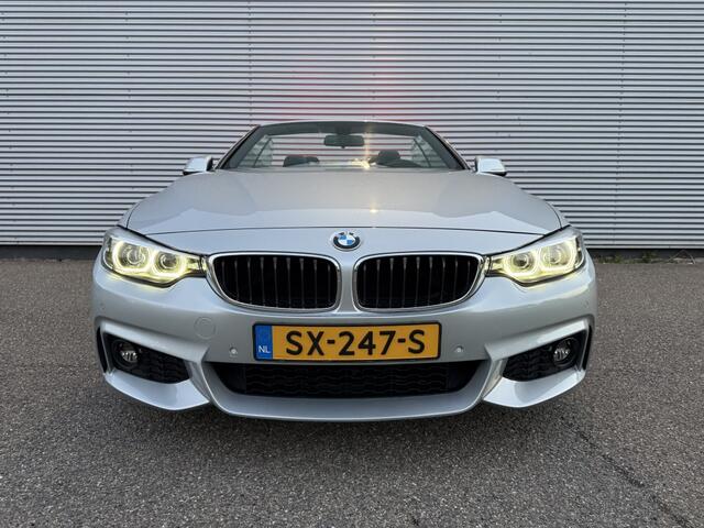 BMW 4-SERIE Cabrio 420i High Exec. M-sport Facelift NAP Dealer OH H&K HUD Leer 19"