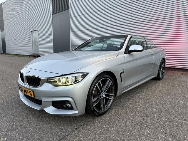 BMW 4-SERIE Cabrio 420i High Exec. M-sport Facelift NAP Dealer OH H&K HUD Leer 19"