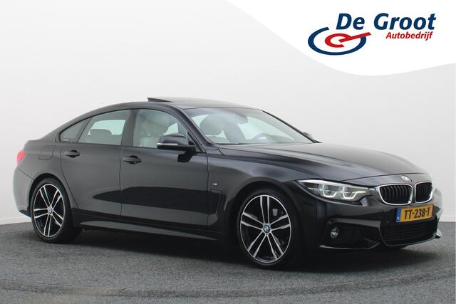 BMW 4-SERIE Gran Coupé 420i High Executive Leer, Panoramadak, Cruise, Verwarmd Stuurwiel, Bluetooth, Navigatie, LED, PDC, 19''