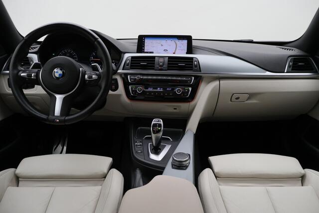BMW 4-SERIE Gran Coupé 420i High Executive Leer, Panoramadak, Cruise, Verwarmd Stuurwiel, Bluetooth, Navigatie, LED, PDC, 19''