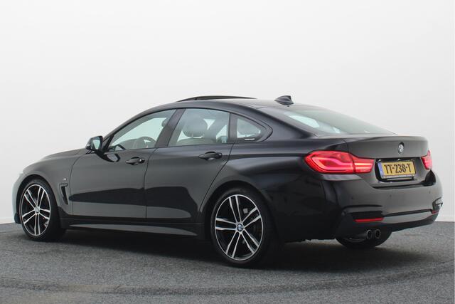 BMW 4-SERIE Gran Coupé 420i High Executive Leer, Panoramadak, Cruise, Verwarmd Stuurwiel, Bluetooth, Navigatie, LED, PDC, 19''