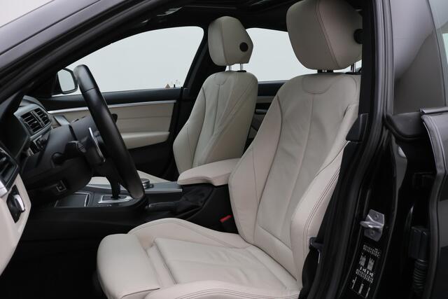 BMW 4-SERIE Gran Coupé 420i High Executive Leer, Panoramadak, Cruise, Verwarmd Stuurwiel, Bluetooth, Navigatie, LED, PDC, 19''