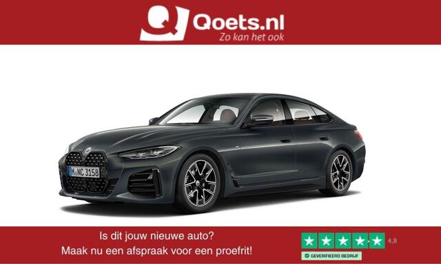 BMW 4-SERIE Gran Coupé 420i High Executive M-sport - Schuifdak - Leder - Comfort Access - Parking Assistant - HiFi System - Live Cockpit Professional