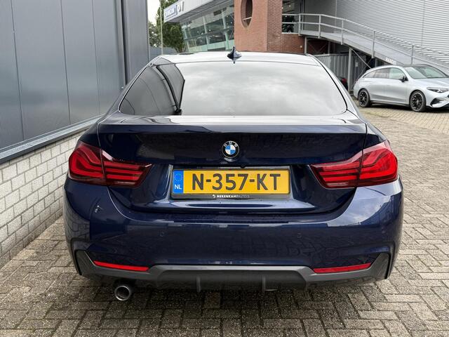 BMW 4-SERIE Gran Coupé 418i Executive Edition 19"/Leder + memory/Schuif-kanteldak/Harman Kardon/Head-up/Stoel + stuurverwarming/360 camera/Trekhaak