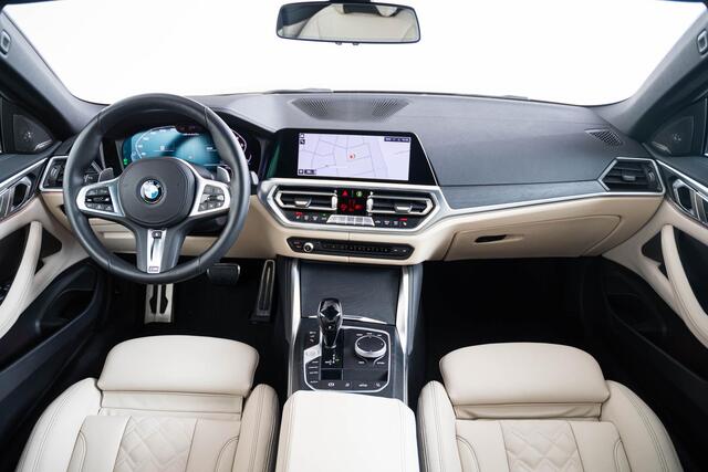 BMW 4-SERIE Cabrio M440i xDrive High Executive Driving Assistant Professional - Head up - Harman Kardon - Comfort Access - Elektrisch verwarmde voorstoelen - Air collar - Parking Assistant Plus -