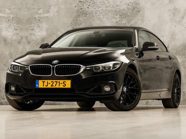 BMW 4-SERIE Gran Coupe 418i Executive Sport Black Pack Automaat (NAP, NAVIGATIE, CLIMATE, SPORTSTOELEN, PARKEERSENSOREN, CRUISE, FLIPPERS, NIEUWE APK, NIEUWSTAAT)