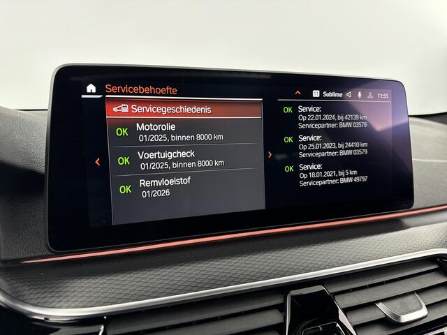 BMW 5-SERIE Touring 520i High Exe/M-Pakk-Remm/Pan.Dak/Leder/20"/BTW/El.Trekhaak