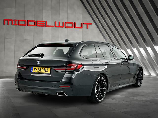 BMW 5-SERIE Touring 520i High Exe/M-Pakk-Remm/Pan.Dak/Leder/20"/BTW/El.Trekhaak