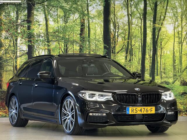 BMW 5-SERIE Touring 530d High Executive | M Pakket | Panoramadak | Elektrische Stoelen + Geheugen | 360° Camera | Head-Up Display | Apple Carplay | Keyless | Harman Kardon | Parkeersensoren |
