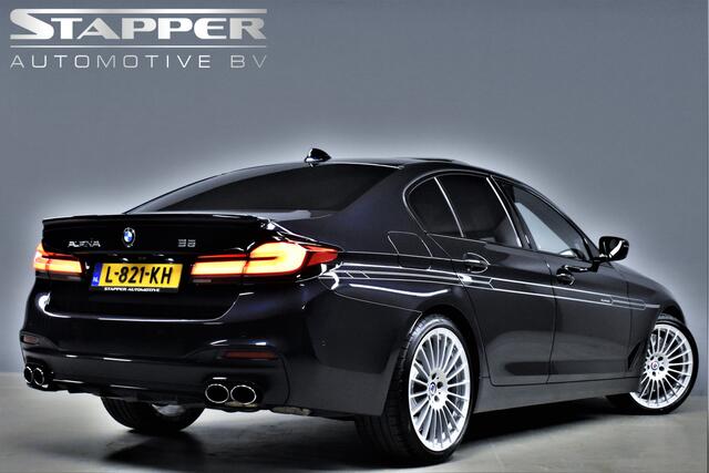 BMW 5-SERIE Alpina B5 Biturbo 4.4L V8 608pk Automaat Allrad Dealer OH Topconditie Pano/Virtual/Head-Up/Carplay/HK/360/Keyless/Massage
