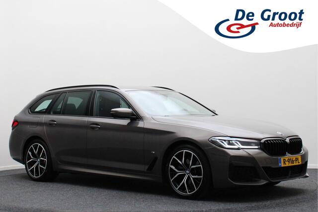 BMW 5-SERIE Touring 520i Business Edition Plus M Sportpakket, Leer, BMW Laser, Apple Carplay, ACC, Trekhaak, 19''